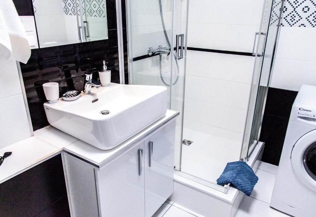 Апартаменты The best apartment in Kiev Black & White Киев-51