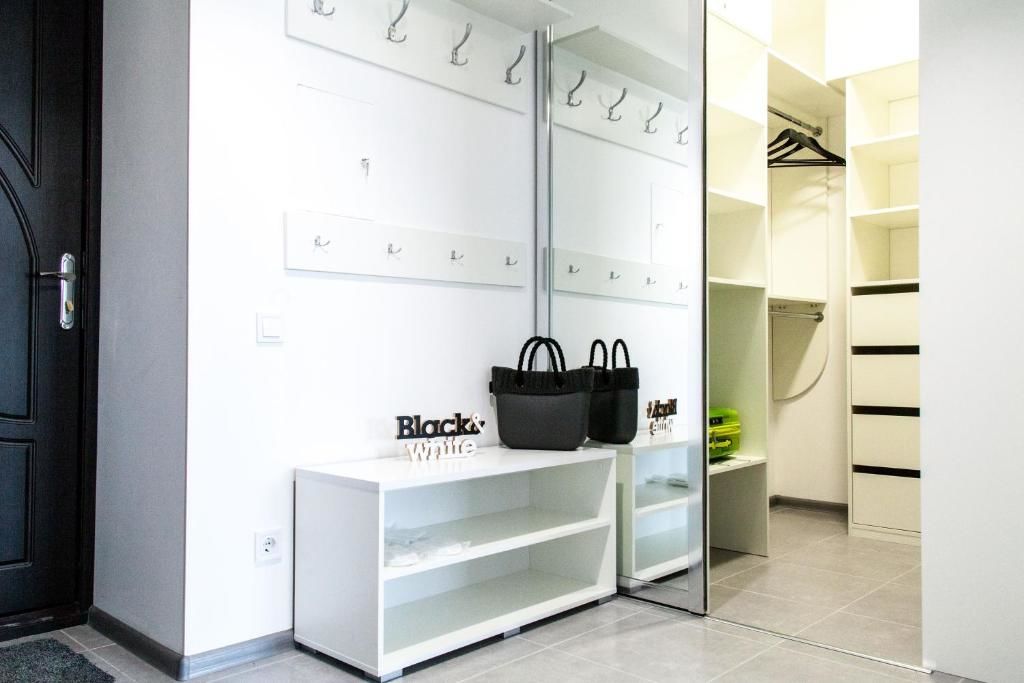 Апартаменты The best apartment in Kiev Black & White Киев-76