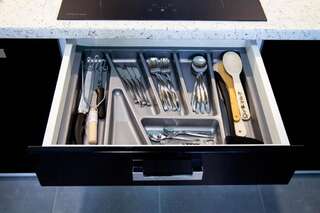 Апартаменты The best apartment in Kiev Black & White Киев Улучшенные апартаменты-63