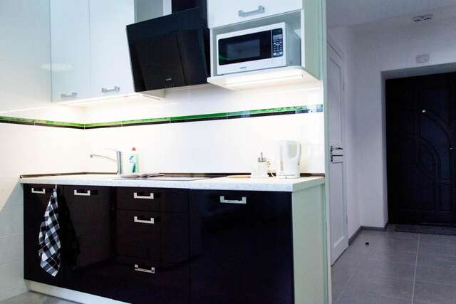 Апартаменты The best apartment in Kiev Black & White Киев-13