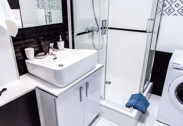 Апартаменты The best apartment in Kiev Black & White Киев-50